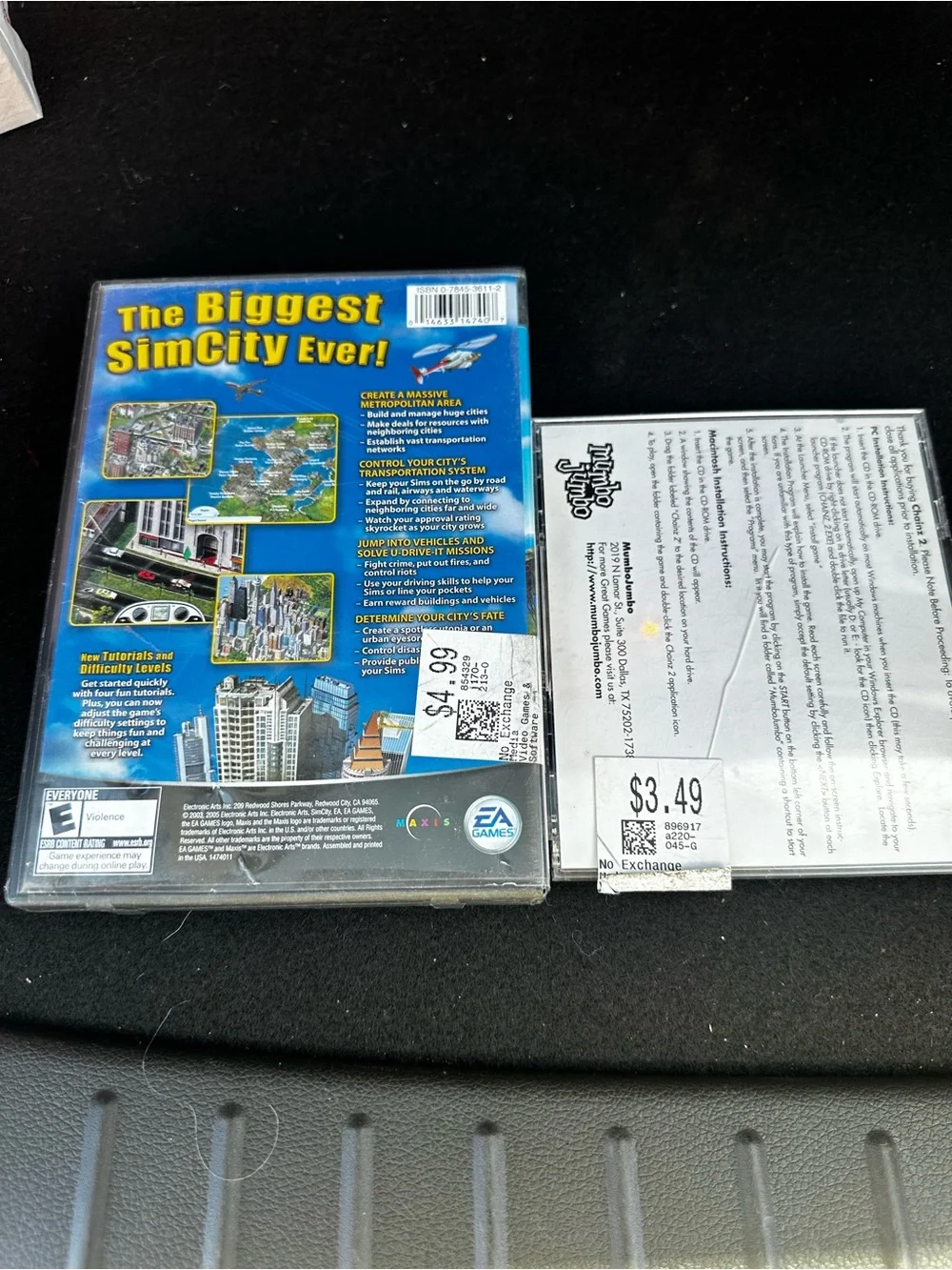 2 games SimCity 4 Deluxe Edition PC -CHAINZ RELINKED 2